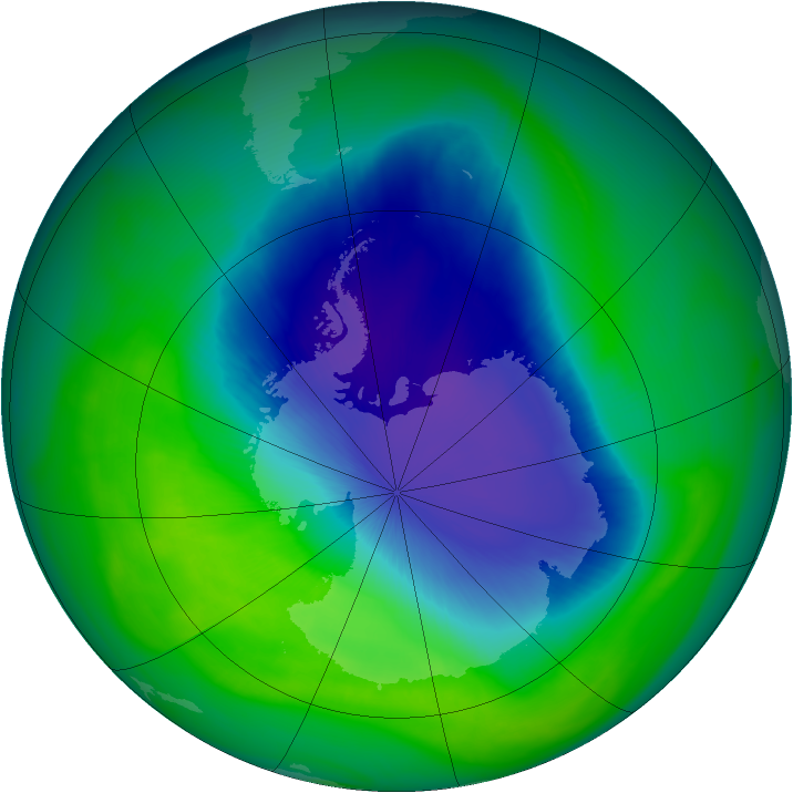 Ozone Map 2005-11-07